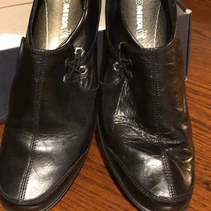 Romika Black Loafers  Leather shoes.  Size ero 40